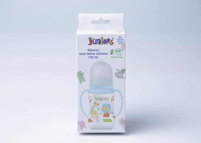 Biberon Plastique Bébé 125ml -Rose