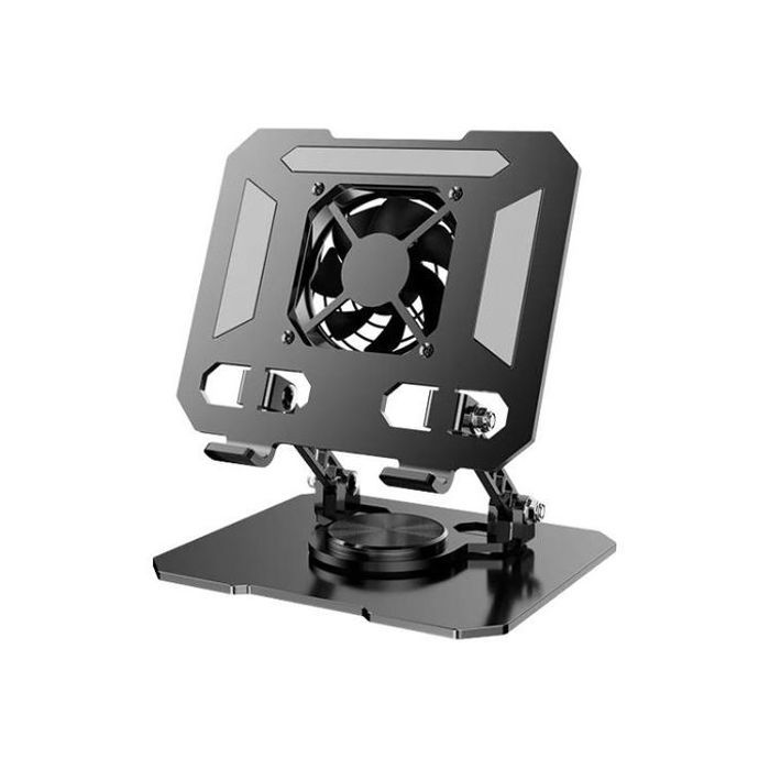 Support pc portable tablette avec ventilateur refroidissement rotation à 360 degrés