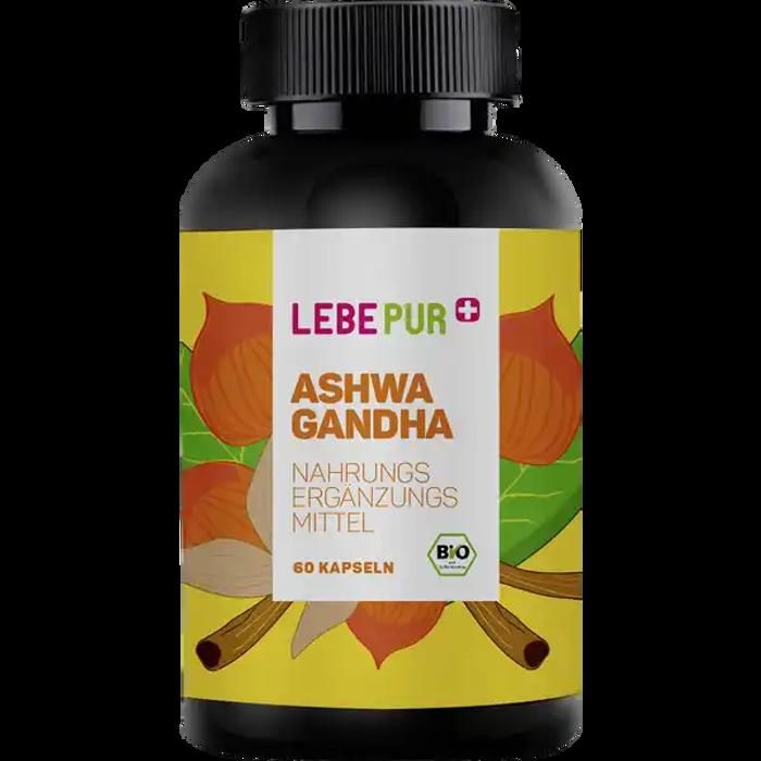 Capsules d'Ashwagandha 60 pièces, 37 g Compléments alimentaires