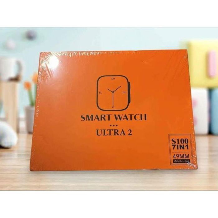 Smartwatch Ultra 7 - Écran Amoled, Surveillance ECG, 7 Bracelets Gratuits