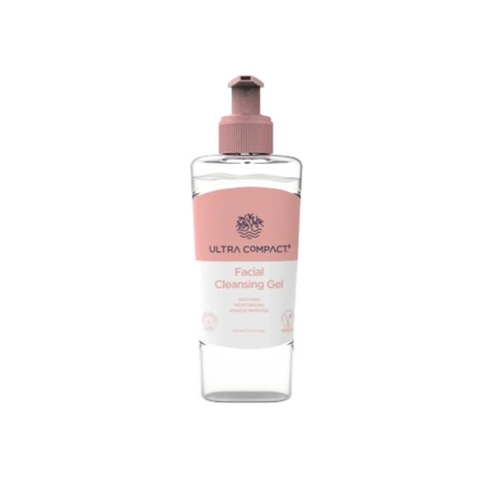 GEL NETTOYANT VISAGE - ULTRA COMPACT - 250ML - Végan - Extrait de camomille - Aloe Vera