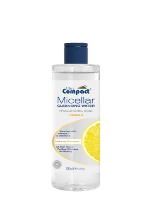Eau Micellaire - Ultra Compact - 400ml - Vitamine C - Acide Hyaluronique