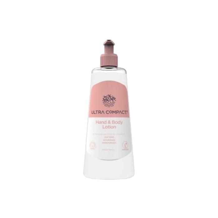 Lotion Corps & Main - ULTRA COMPACT - 500ml - Beurre de Shea - Vitamines A et E - Végan