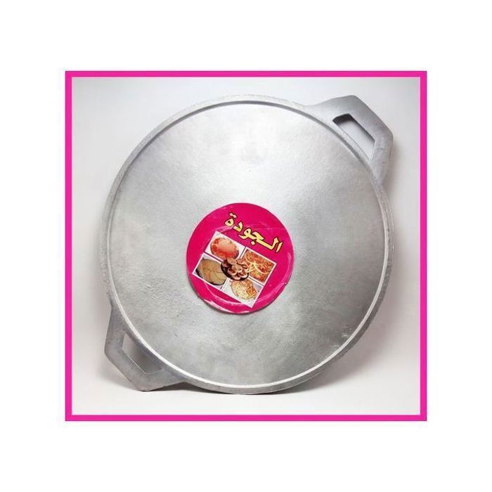 Poêle oujda - Authentique - Fonte - Argent - 30 cm