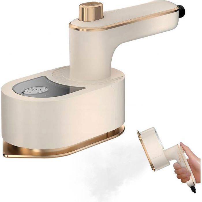 Mini fer à repasser de voyage à vapeur portable avec réservoir d'eau,  couleur aliatoire