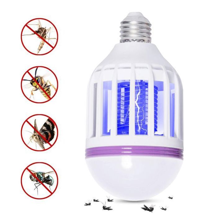 Ampoule LED Anti-Moustique 9W - 250 Lumens - Zappeur d'Insectes