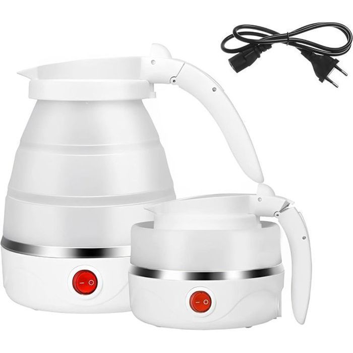 Bouilloire Électrique Portable Pliable - Bouilloire de Voyage à Ébullition Rapide, Couleurs aléatoires