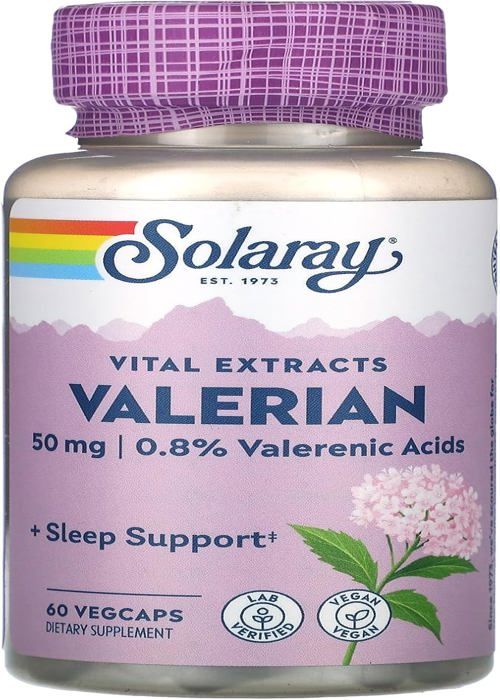 Vital Extracts Valériane 50 mg 60 capsules végétariennes