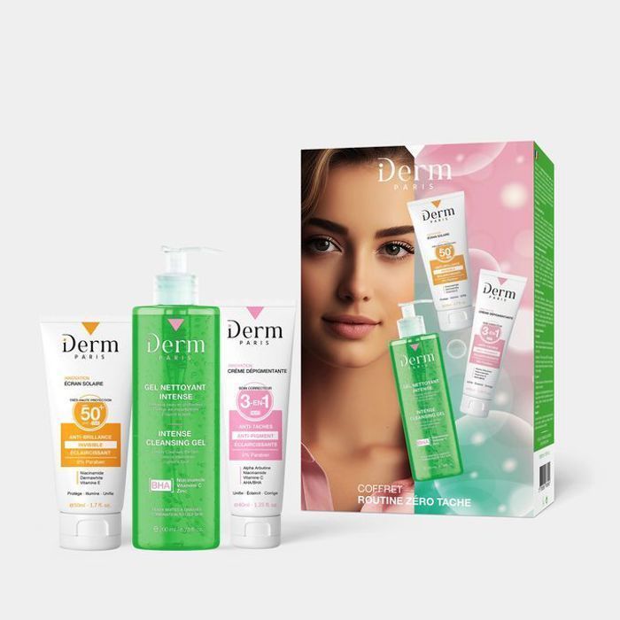 iDerm Paris - Coffret Routine Zéro Tache - Éclaircissant