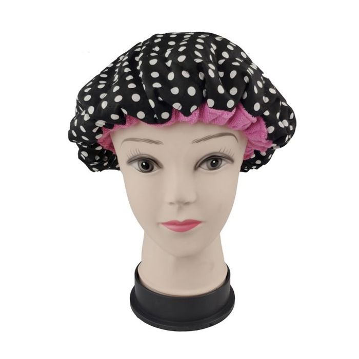 Bonnet chauffant - LE COIN BIO - Micro-ondable - Éponge de coton - Sans fil - Bleu