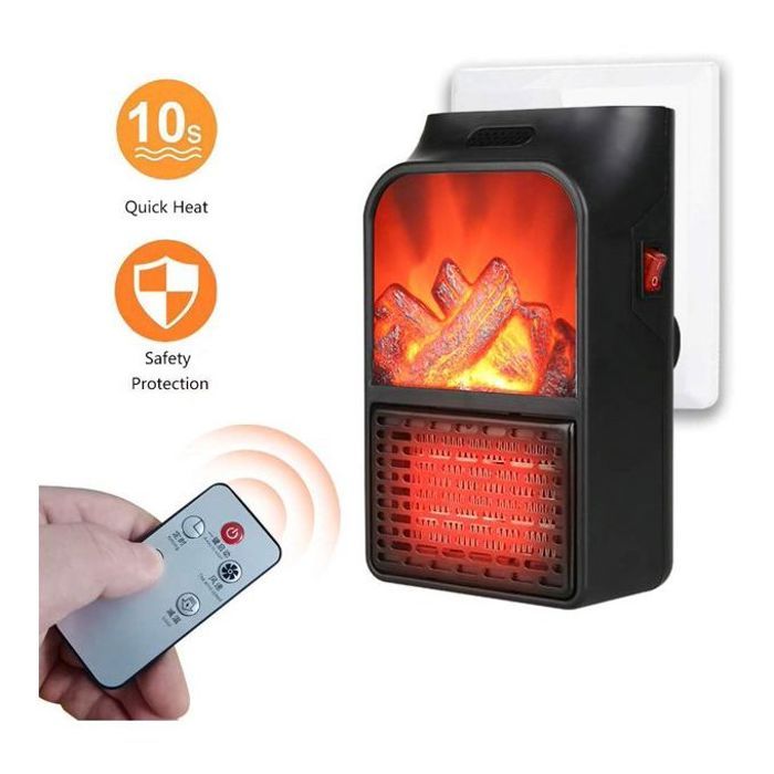 "Chauffage à flamme" 900w Réchauffeurs d'espace électriques portables