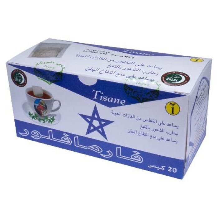 Tisane Pour Eliminer la Section des Gaz dans l'estomac et les intestins - 20 Sachets