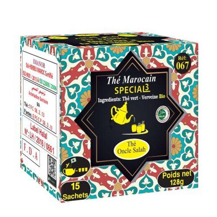 Thé Vert à la verveine Bio sans sucre - 15s