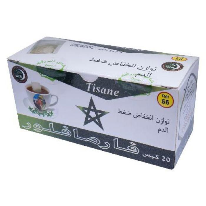 Tisane Pour Equilibre de la Pression Artérielle Basse - 20 Sachets