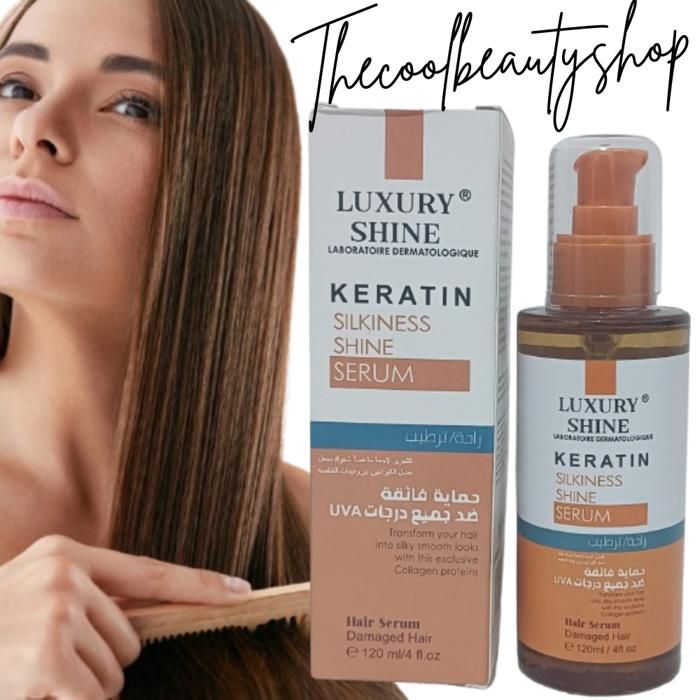 Sérum capillaire - LUXURY SHINE - Kératine - Douceur - Brillance - Protection thermique