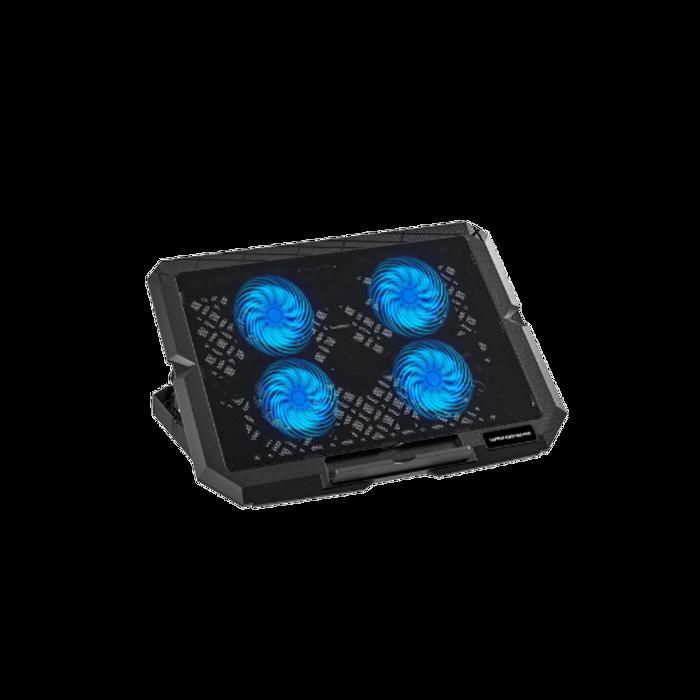 Ventilateur PC Portable - GENERIC - X4 - 4 Ventilateurs - Design Multifonctionnel - USB Double Connexion