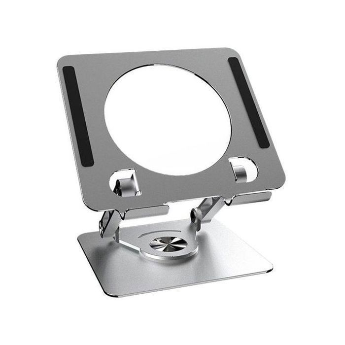 Support pour Tablette - Aluminium - Rotatif 360° - Réglable - Pliable - Robuste