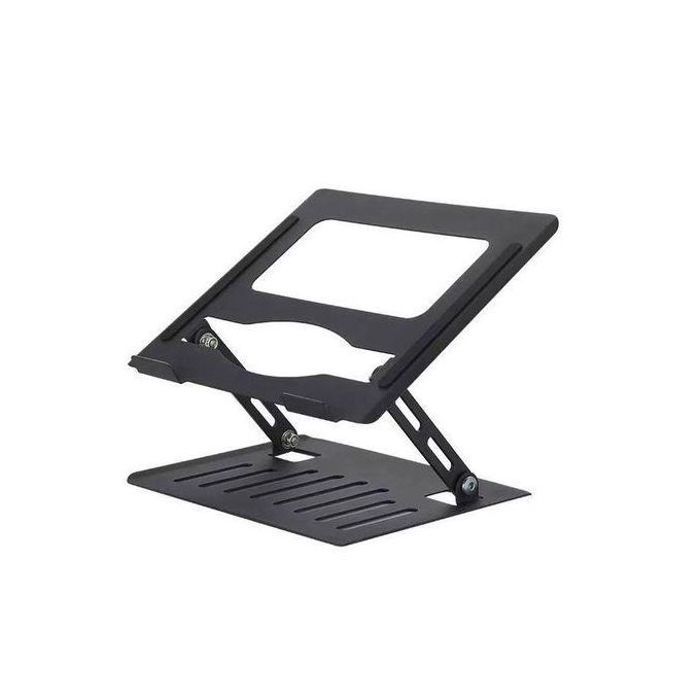 Support Ergonomique Pliable - GENERIC - Compatible 10-17 pouces - Antidérapant - Angle Réglable - Métal Robuste