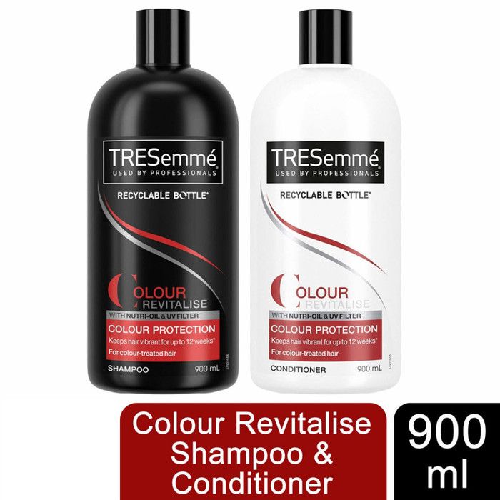 Tresemme Duo Shampooing Et Revitalisant, Protecteur de Couleur Revitalise - 900ml x2