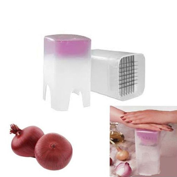 Coupe oignon manuel en acier inoxydable