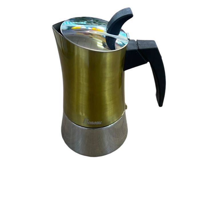 Cafetière - Bonomi - 4 Tasses - Moutarde - Design moderne - Matériaux durables - Pratique