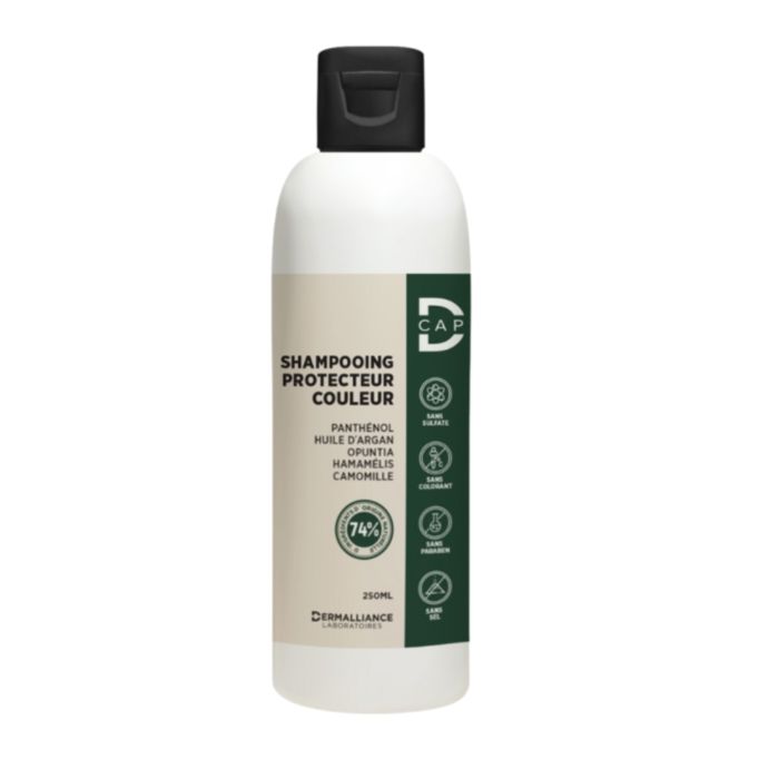 Shampooing - D-CAP - Protecteur Couleur - 250ml - Sans parabène - Cheveux colorés