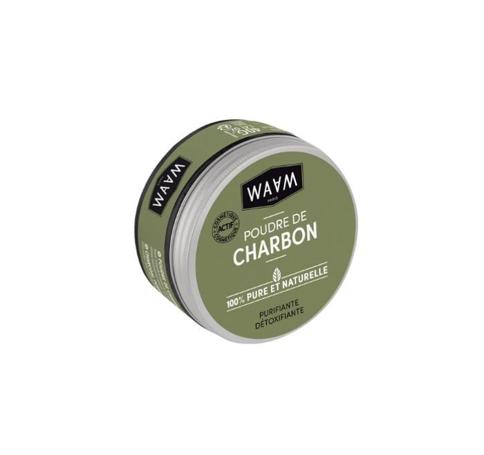 Poudre de Charbon Végétal - WAAM - 40gr - Purifiante - Détoxifiante - Exfoliante