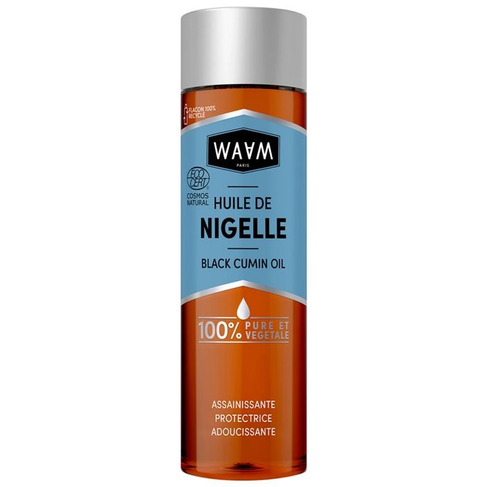 Huile - WAAM - Nigelle - 75 ml - Protectrice et nourrissante - Anti-infectieuse - Cicatrisante