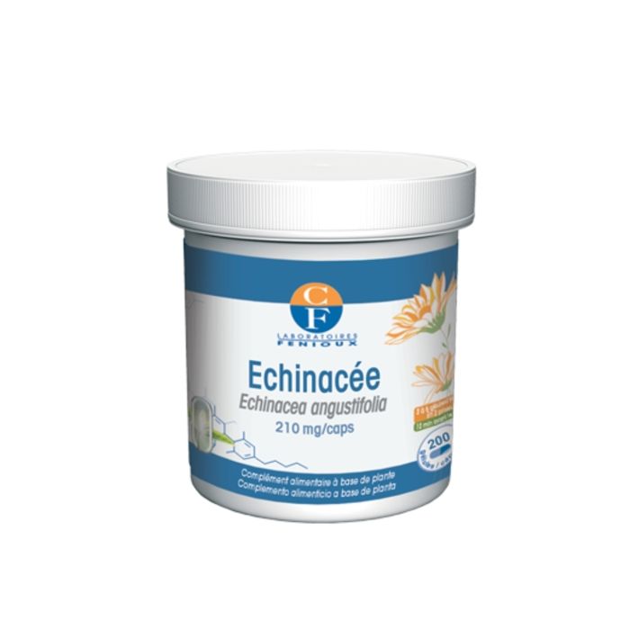 Complément alimentaire - Fenioux - Echinacée - 120 Gélules - Vegan - Immunité renforcée