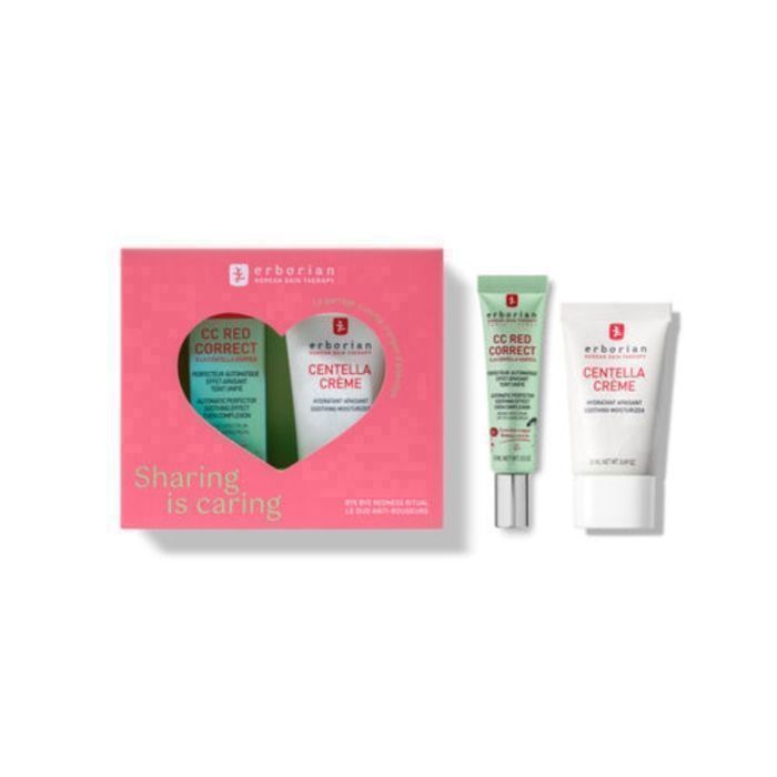 Coffret cadeau - ERBORIAN - Sharing Is Caring - Centella Crème - CC Red Correct - Pour femme