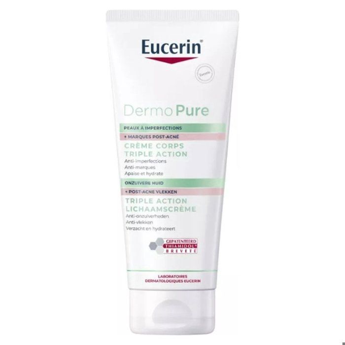 Crème - Eucerin - Dermopure - 200ml - Non comédogène - Peaux grasses à tendance acnéique