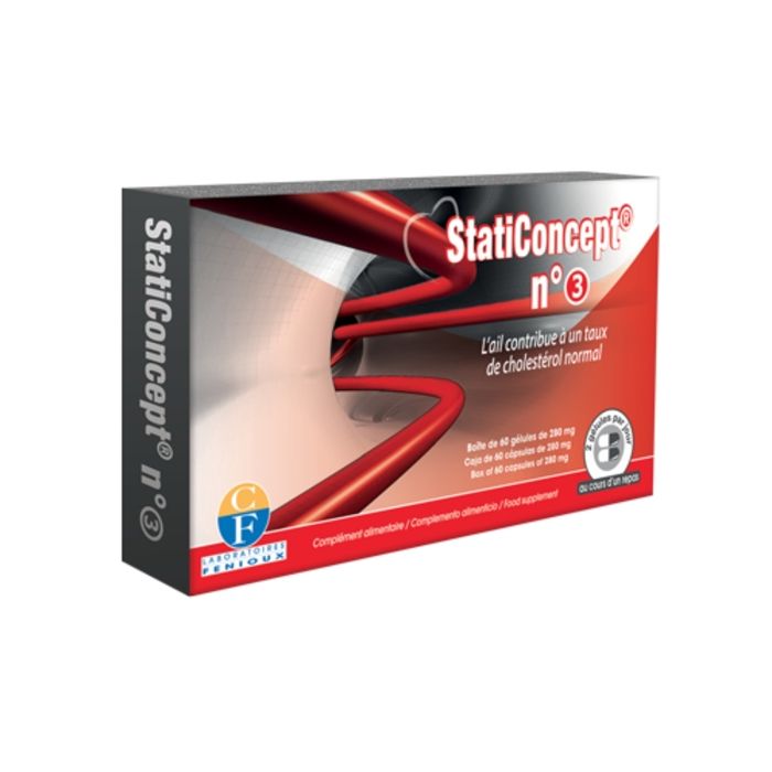 Complément alimentaire - Fenioux - Saticoncept N° 3 - 60 gélules - Vegan - Santé cardiovasculaire