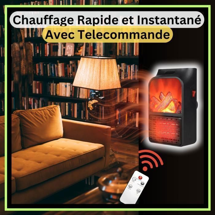 Flamme Heater : Le Chauffage Électrique Portable et Confortable pour un Hiver Douillet
