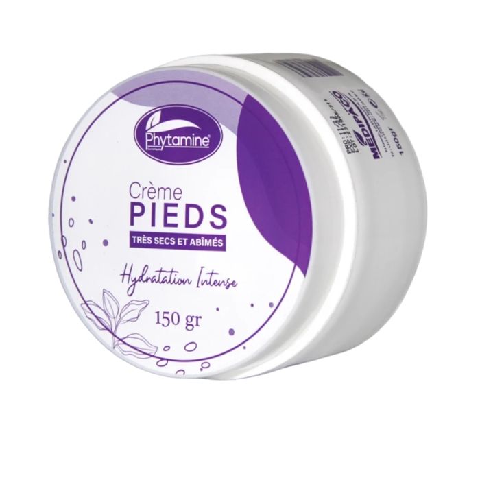 Crème pour les pieds - Phytamine - Très Secs & Abîmés - 150g - Sans parabène - Réparatrice