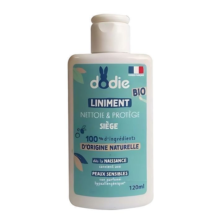 Liniment - Dodie - Nettoie et Protège - 120ml - Bio - Huile d'olive