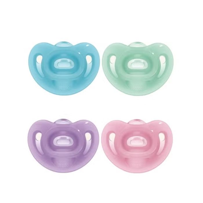Sucette - NUK - Sensitive - 6-18 mois - Silicone orthodontique - Sans BPA - Confort optimal