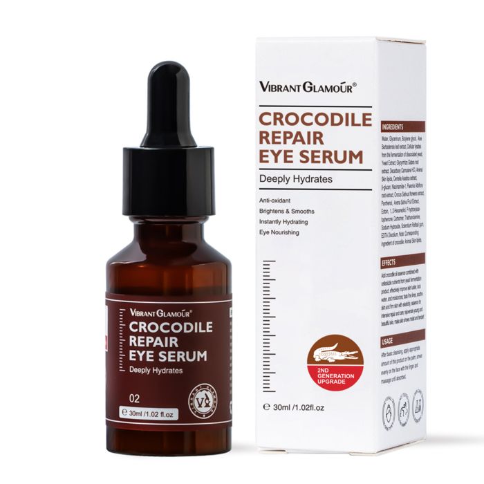 Sérum pour les yeux - VIBRANT GLAMOUR - Crocodile Repair - 30ml - Non gras - Anti-cernes