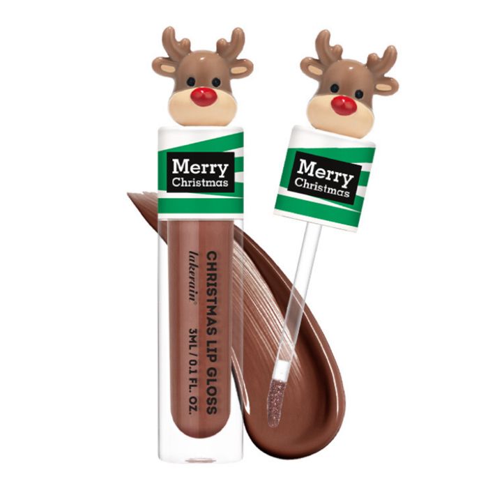 Gloss à Lèvres - LAKERAIN - Merry Christmas Lip Gloss #03 - 2.5ml - Texture douce - Fini mat et nacré