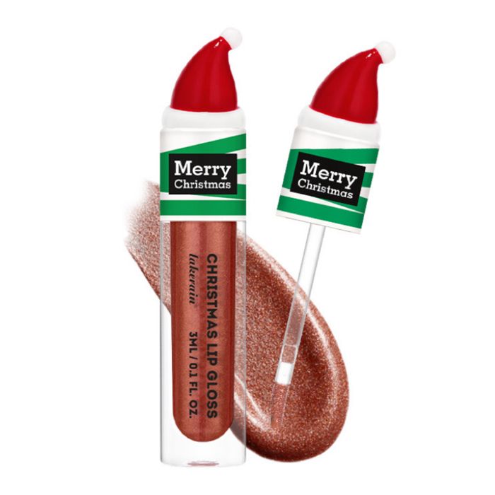Gloss à Lèvres - LAKERAIN - Merry Christmas Lip Gloss #06 - 2.5ml - Texture douce - Fini mat et nacré