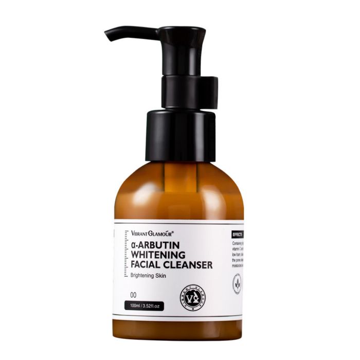 Nettoyant visage - VIBRANT GLAMOUR - α-Arbutin - 100ml - Mousse - Tous types de peau
