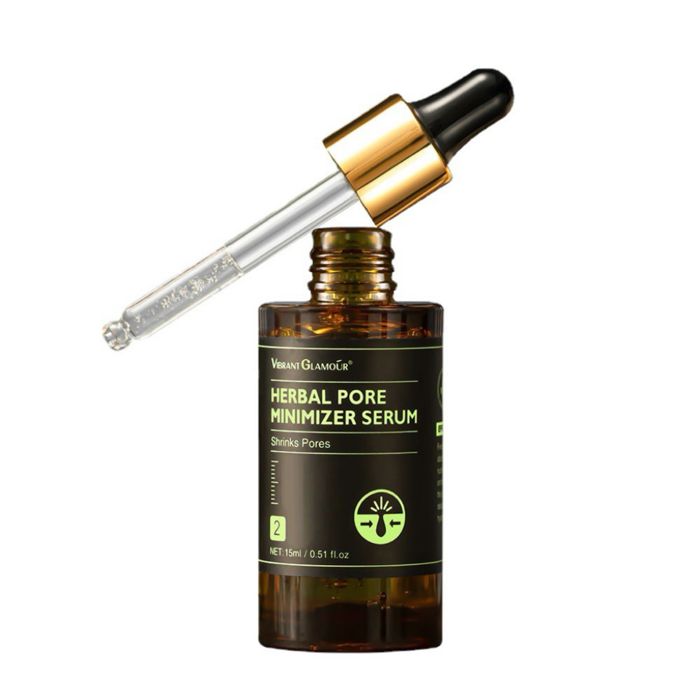 Sérum - VIBRANT GLAMOUR - Herbal Pore Minimizer - 15ml - Non gras - Tous types de peau