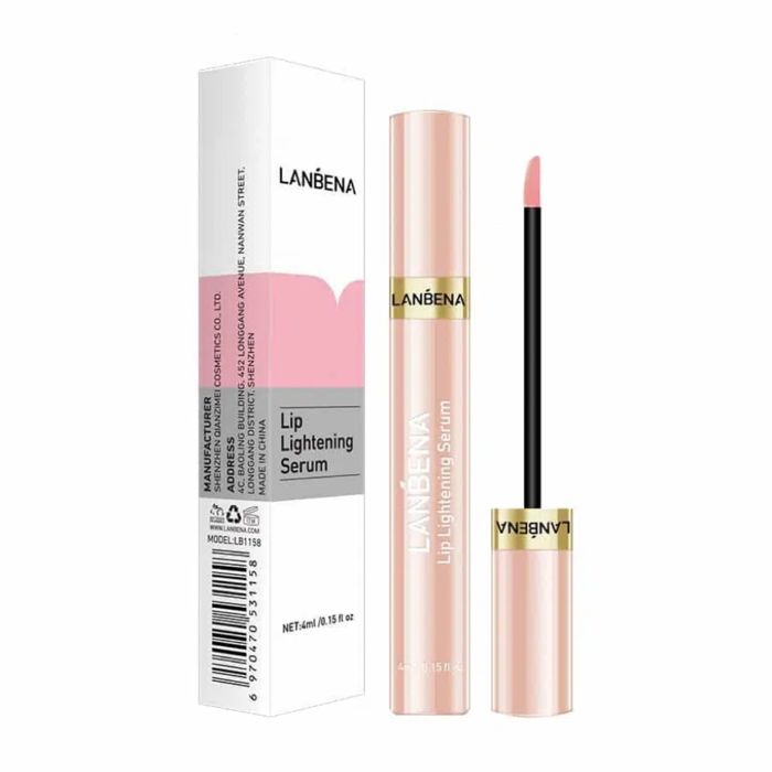 Sérum Éclaircissant pour Lèvres - LANBENA - 4ml - Non Gras - Pour Tous Types de Peau - Adulte