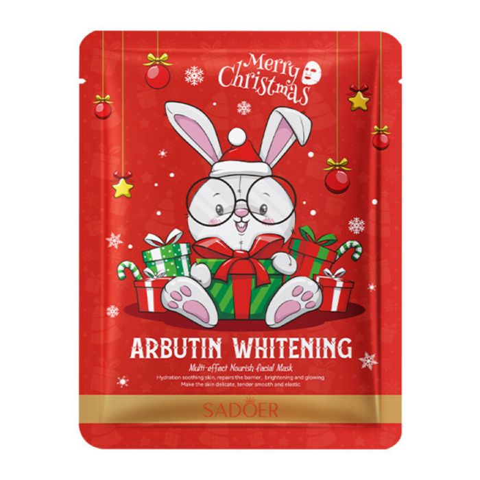 SADOER Merry Christmas Facial Mask Arbutin Whitening - 25g