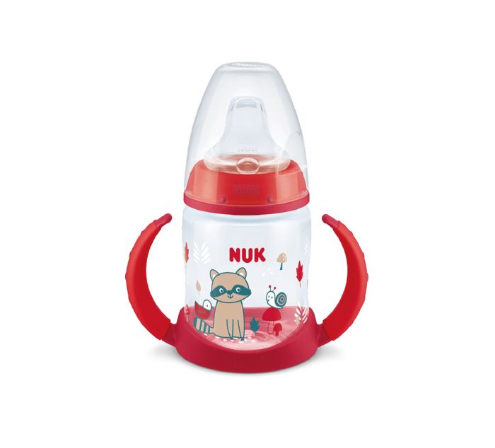 Tasse d'apprentissage - NUK - Temp 6-18m - Indicateur de température - Poignées ergonomiques - Anti-fuite