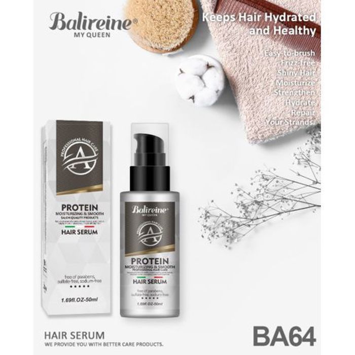 Balireine Sérum cheveux Protein 50mL - Sans paraben et Sans Sulfate homme & femme