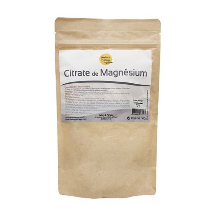 Nature & partage Citrates de magnésium 300g