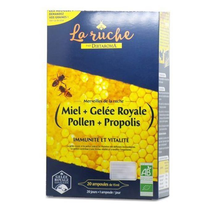 Dietaroma Merveille De La Ruche Miel + Gelee Royale + Pollen + Propolis