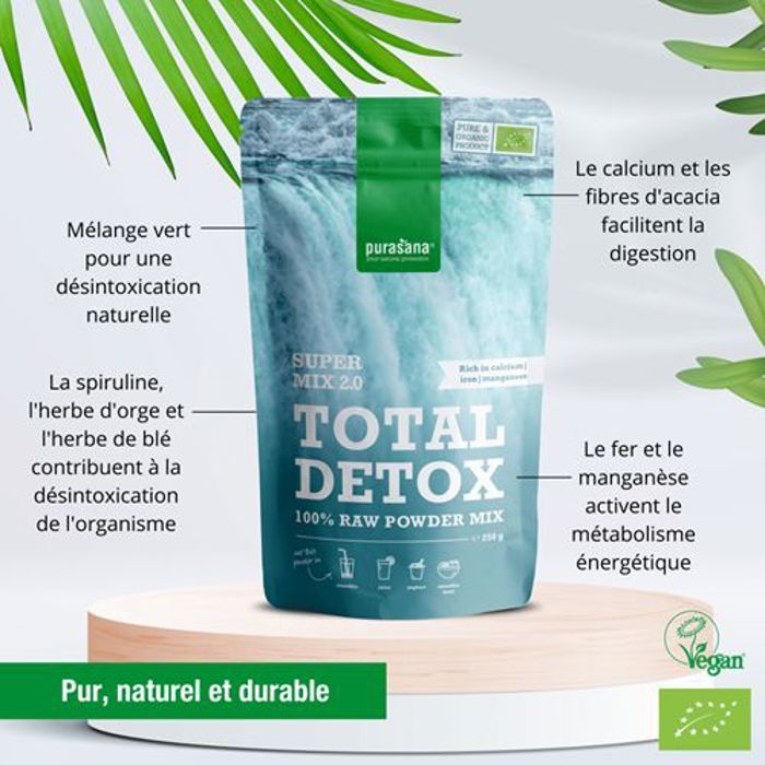 Purasana Total Detox Mix 2.0, 100g