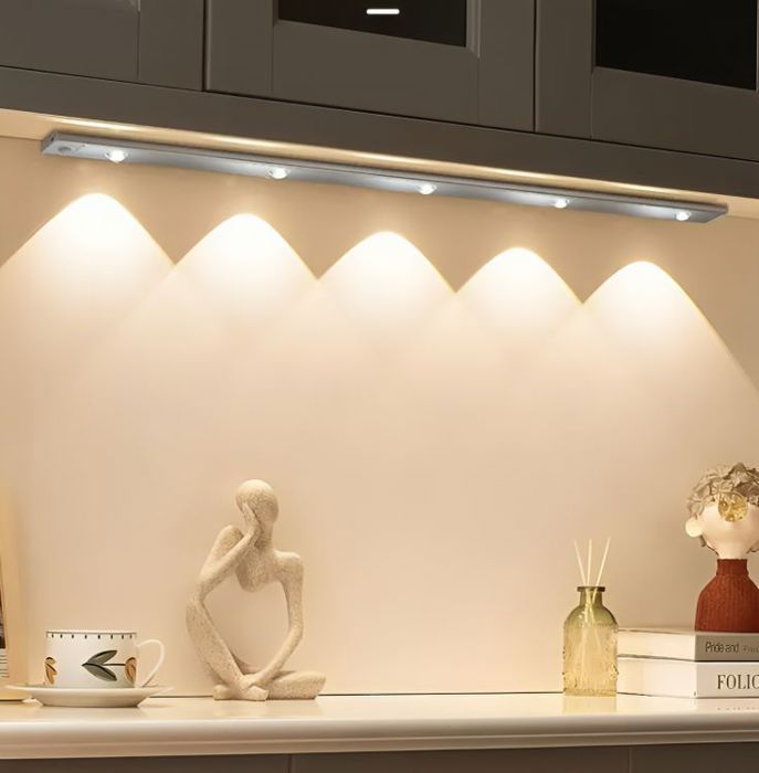 Lampe LED - Non spécifié - 60 cm - Rechargeable USB - Détecteur de mouvement - 3 modes d'éclairage