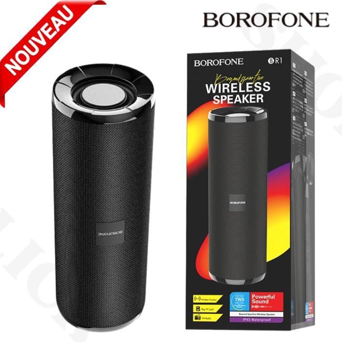 Haut-parleur portable V5.0,  Borofone Pineapple Wind BR1 Bluetooth
